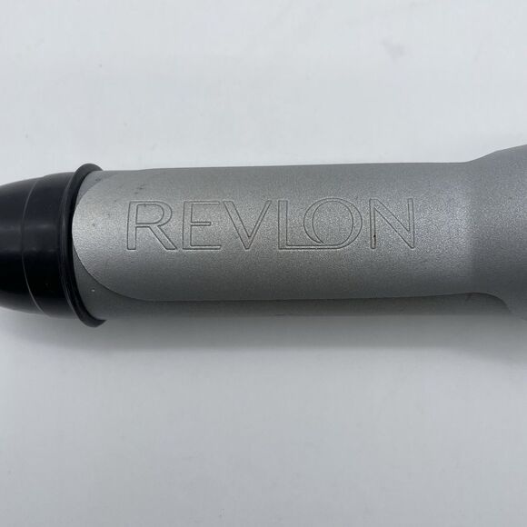 Revlon Model RV 078 Large Barrel Curling Iron Styling Wand 1 1/2" Silver Black - Picture 3 of 12
